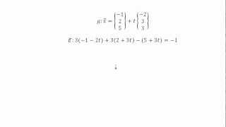 Mathe Oberstufe  Part 48  Schnittmengen von Ebenen und Geraden II [upl. by Nahk]