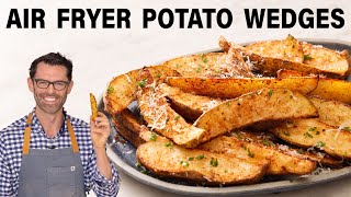 Easy Air Fryer Potato Wedges [upl. by Hildagard]