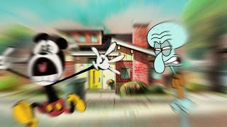 Squidward and Mickey are Both Miserable [upl. by Ortrude788]