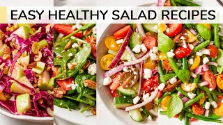 4 EASY HEALTHY SALAD RECIPES [upl. by Holman787]