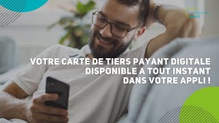 Votre carte de tiers payant digitale disponible a tout moment dans votre appli Intérimaires Santé [upl. by Daggett474]