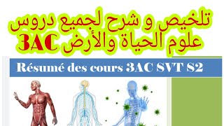 تلخيص شامل لدروس علوم الحياة والأرض الدورة 2 le résumé de tous les cours svt 3AC [upl. by Fanchette]