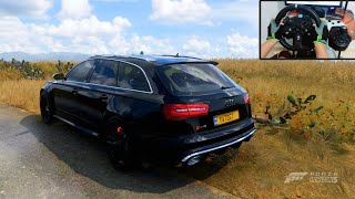 Audi RS6 Beast Mode  Forza Horizon 5  Logitech G920 Gameplay [upl. by Goldberg47]