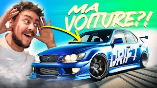 La première fois avec ma voiture de DRIFT [upl. by Nitsrik]