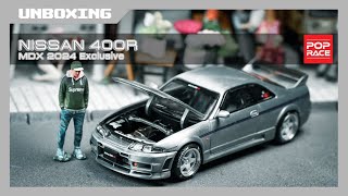 ［貓哥Vlog 233Unboxing POP RACE 164 NISSAN 400R MDX 2024  Exclusive  CC ENG amp 繁體中文 [upl. by Ahsikcin668]