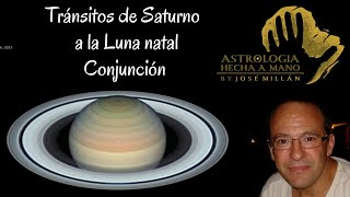 Saturno en tránsito conjunto a la Luna natal [upl. by Atidnan]