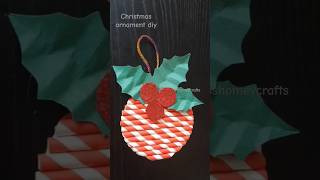 Christmas ornament diy crafts for kids youtubeshorts shorts craft diy [upl. by Mehalek]