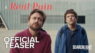 A REAL PAIN  Official Teaser  Searchlight Pictures [upl. by Aros]