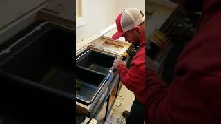 How to Install a Undermount Sink in 10 seconds  Black Mamba FHG [upl. by Martz158]