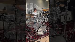 Pitbull  Timber short drum cover 🥁DW acrylic drums drumcover drummer shorts [upl. by Ernestus]