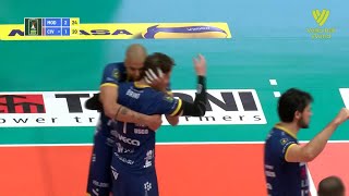 Leo Shoes PerkinElmer Modena vs Cucine Lube Civitanova  FIVB  Super Liga  Match Highlights [upl. by Eednak]