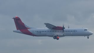 Aurigny  Former Avianca  arrival at Liverpool Airport [upl. by Fortune]