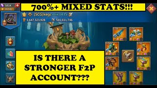 LORDS MOBILE  KEGC  The F2P player with 700 mixed stats showing that F2P can compete [upl. by Matthaeus]