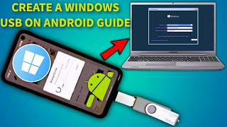 Create a bootable Windows USB on Android Phone or Tablet 2023 Guide [upl. by Saire818]