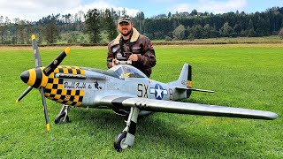 RC MUSTANG P51 AWESOME DISPLAY FLIGHT [upl. by Vivien]