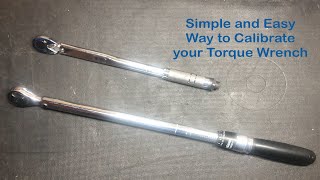 Test and Adjust Calibrate A Torque Wrench [upl. by Notserp]