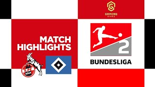 1 FC Köln vs Hamburger SV  Highlights  2 Bundesliga 202425 [upl. by Nnylasor]