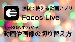 Focos Liveの使い方動画編集 画像や動画の切り替えを滑らかに（1分30秒） [upl. by Adyan]