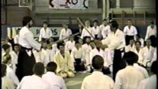 Tamura Nobuyoshi Sensei demonstrates Aikiken [upl. by Niffirg]