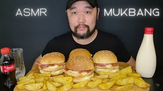 XFRANGO BACON CASEIRO E BATATA RÚSTICA  ASMR MUKBANG [upl. by Hgielram]