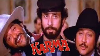 Karma Full Movie Facts and Review  Anil Kapoor  Jackie Sharoff  Naseeruddin Shah  Dilip Kumar [upl. by Tsyhtema706]