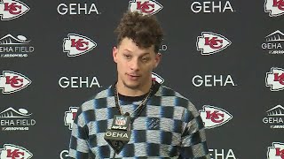 Patrick Mahomes talks after loss to the Bills at home in Week 14 [upl. by Hilar]