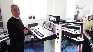 Yamaha PSRSX720  Just Unboxed amp A Quick Tune For You From Rimmers Music  The Piano People [upl. by Fernandez]