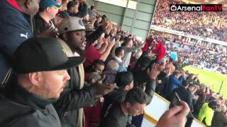 Burnley vs Arsenal 01  Mayhem In 93rd Minute As Arsenal Fans Celebrate Winner [upl. by Salis857]