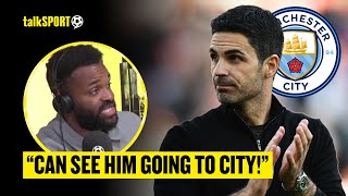 Darren Bent CLAIMS Mikel Arteta Could REPLACE Pep Guardiola At Manchester City 😱👀 [upl. by Dalia]