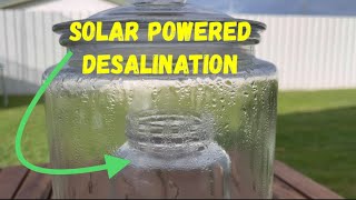 How to extract drinking water from sea water using a solar still [upl. by Liris151]