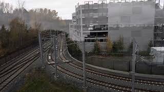 Sound Transit Link Light Rail 2 Line Testing 12123 [upl. by Ainig750]