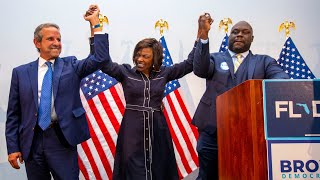 Val Demings addresses voters at Broward Unity event after winning primary election [upl. by Jandy]