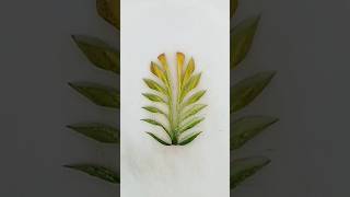 Fruit cutting leaf🥒shortsfeed youtubeshorts art [upl. by Sileas]