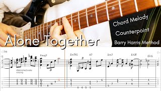 Alone Together  solo jazz guitar arrangement tab [upl. by Laitselec120]