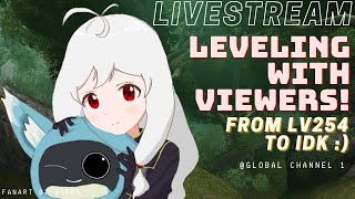 leveling with viewers from lv254 to idk   toram online  chae [upl. by Hanna879]