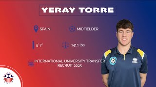 University Soccer  Yeray Torre ⚽🇪🇸  Midfielder  Fall 25 [upl. by Cassady]