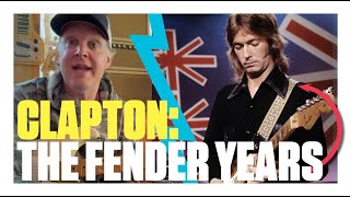 Joe Bonamassa dissects Eric Claptons iconic playing during quotthe Fender yearsquot [upl. by Higbee324]