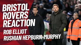 BRISTOL ROVERS REACTION  Rob Elliot amp Rushian HepburnMurphy [upl. by Jasmin495]