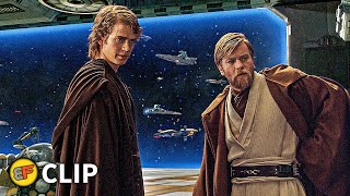 ObiWan amp Anakin Board Grievous Command Ship  Star Wars Revenge of the Sith 2005 Movie Clip HD 4K [upl. by Junius]