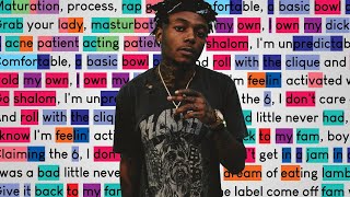 JID  Slick Talk  Rhymes Highlighted [upl. by Eellah232]