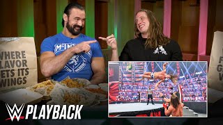 Drew McIntyre and Riddle react to thrilling Last Chance Triple Threat Match WWE Playback [upl. by Neeruan298]