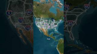 How Highways are Numbered 🚗 US Interstate Highways 🇺🇸 [upl. by Gnuhp304]