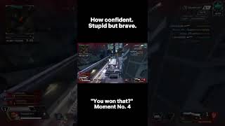 quotYou won thatquot Moment No 4 apex apexlegends apexlegendsclips games gaming gameplay [upl. by Aissatsana]