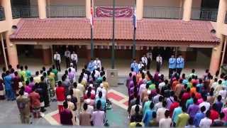 080814  Madrasah AlJunied AlIslamiah  National Day Observation 2014  Flag Raising amp The Pledge [upl. by Alleuol830]