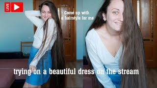 I change my clothes on the stream😍I make up images for myself with your help 100324 [upl. by Anetta]