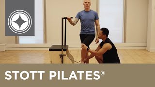 Exercise of the Month  STOTT PILATES® Rehab Crossover Press on Stability Chair™ [upl. by Nicodemus]