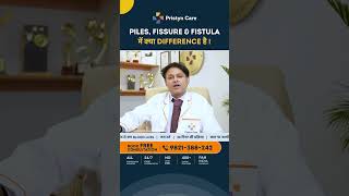 Difference Between Piles Fissure amp Fistula  For Free appointment call 9821388242 shorts [upl. by Merell181]