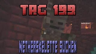 Netherskelette suchen in lets Play survival Piston House Tag 199 Deutsch [upl. by Horter]