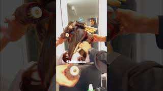 Redl lowlights 2024💇 youtubeshort youtubeviralvideo hairstyle hair hairtutorial haircolor [upl. by Ailgna]