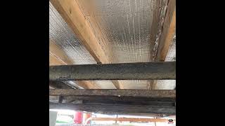 Caravan underfloor insulation Uk static caravan insulation service [upl. by Aliuqa]